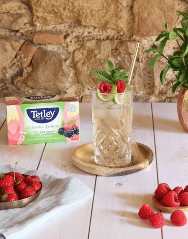 Iced-tea fruits rouges