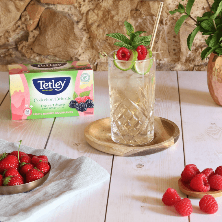 Iced-tea fruits rouges