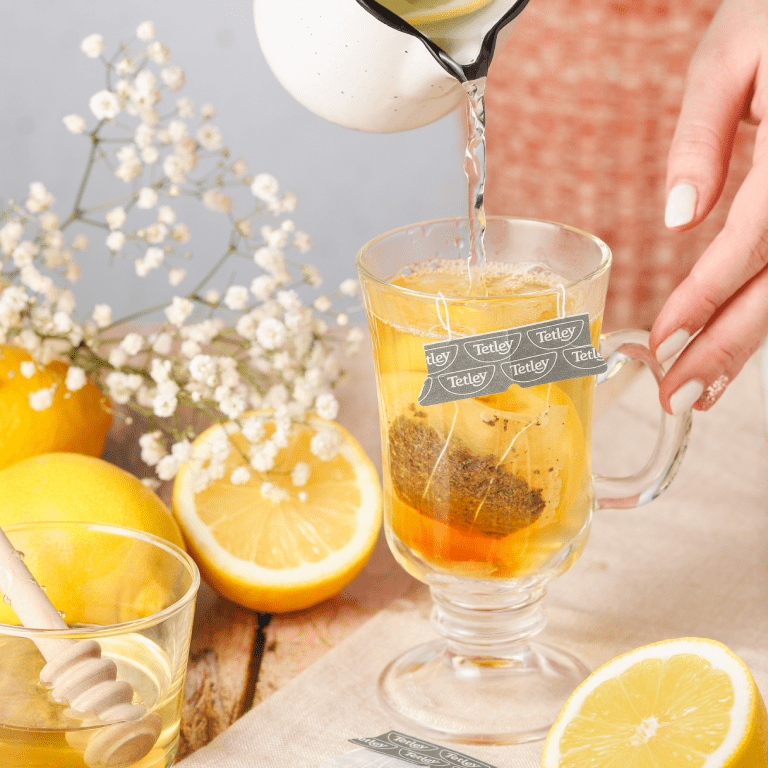 Thé citron, miel et gingembre